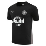 Manchester City Trainingsshirts 2025-26 Schwarze Kurzarm